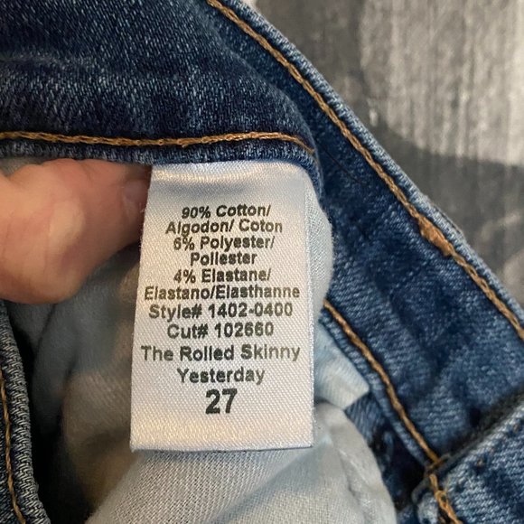 Current Elliott | The Rolled Skinny | Yesterday Wash | Size 27 - Picture 9 of 10